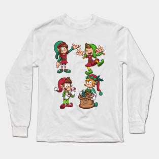 Christmas Elves Long Sleeve T-Shirt